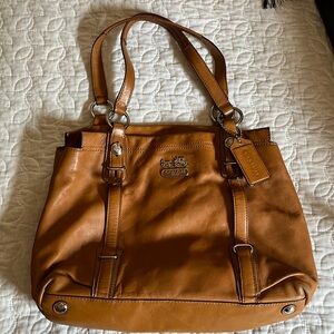 Coach 3 compartment purse